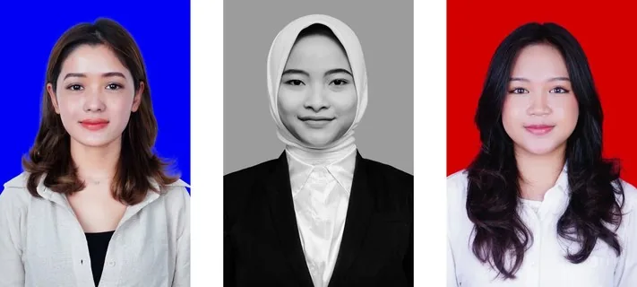 Contoh layanan pas foto Lavela Photo Studio